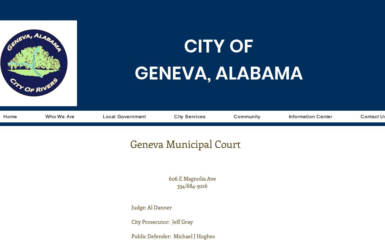 Geneva warrant records municipal court schedule and contacts