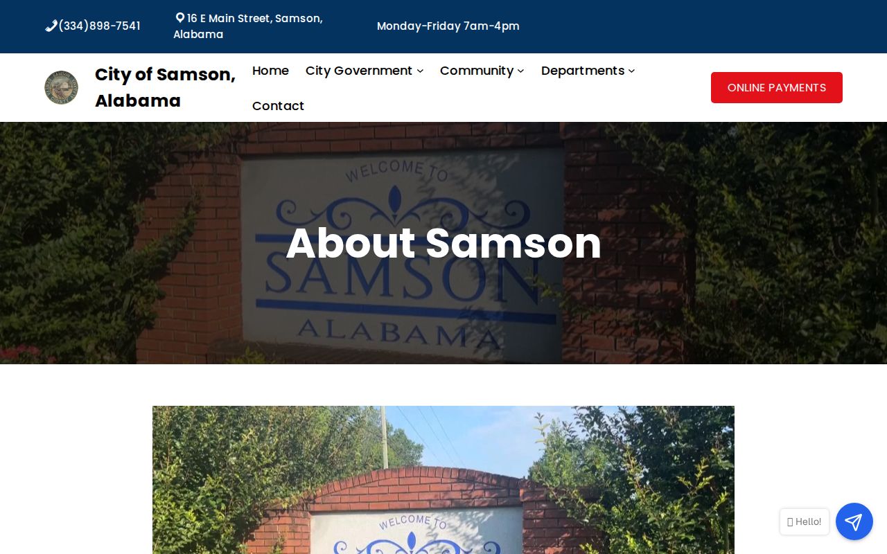 Samson warrant records local civic history context